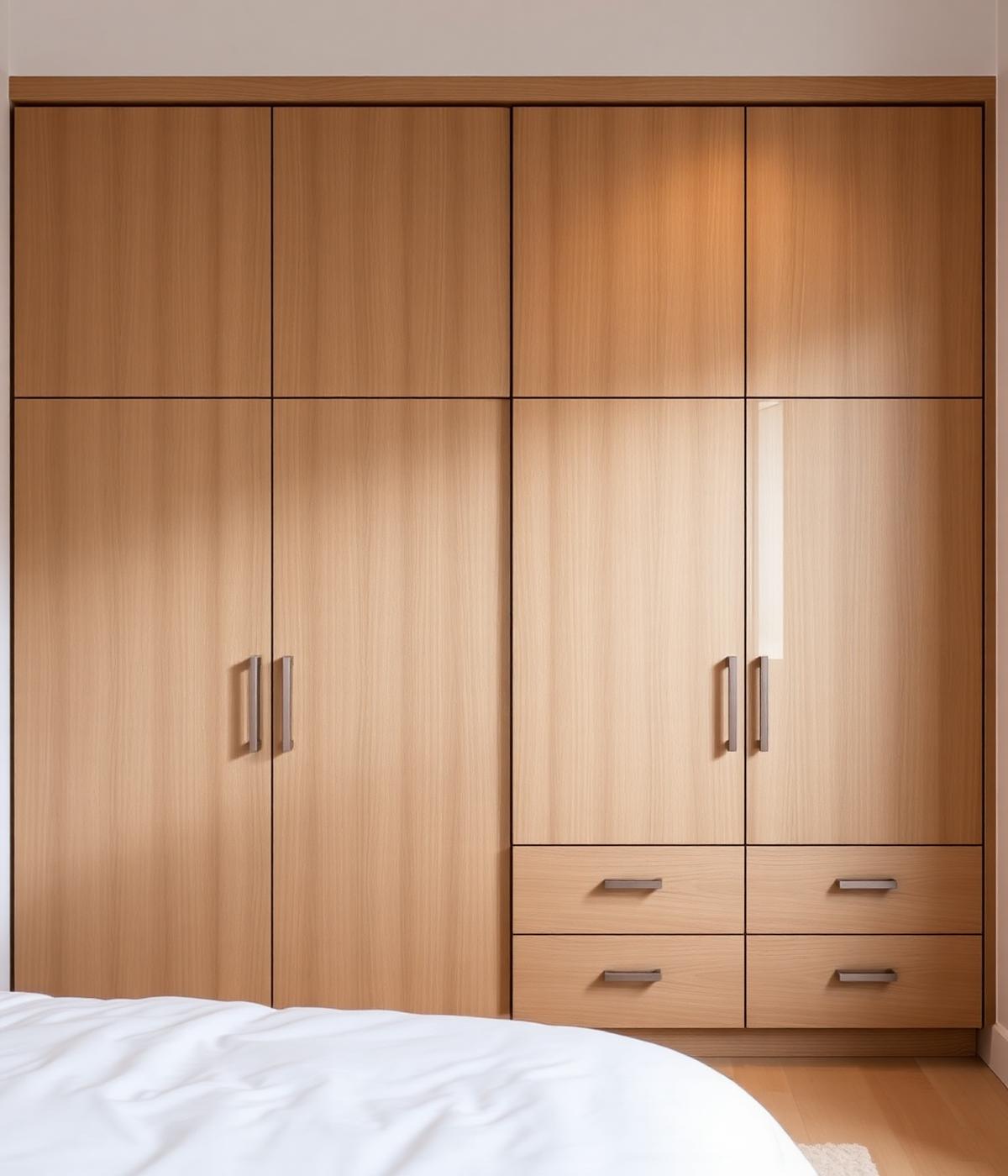 Built-in wardrobe detail